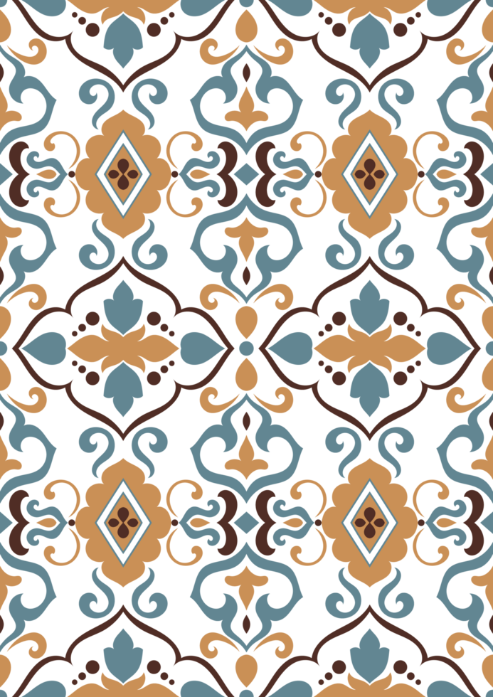 Seamless pattern for packaging. Abstract vintage pattern. Native. Transparent background. png