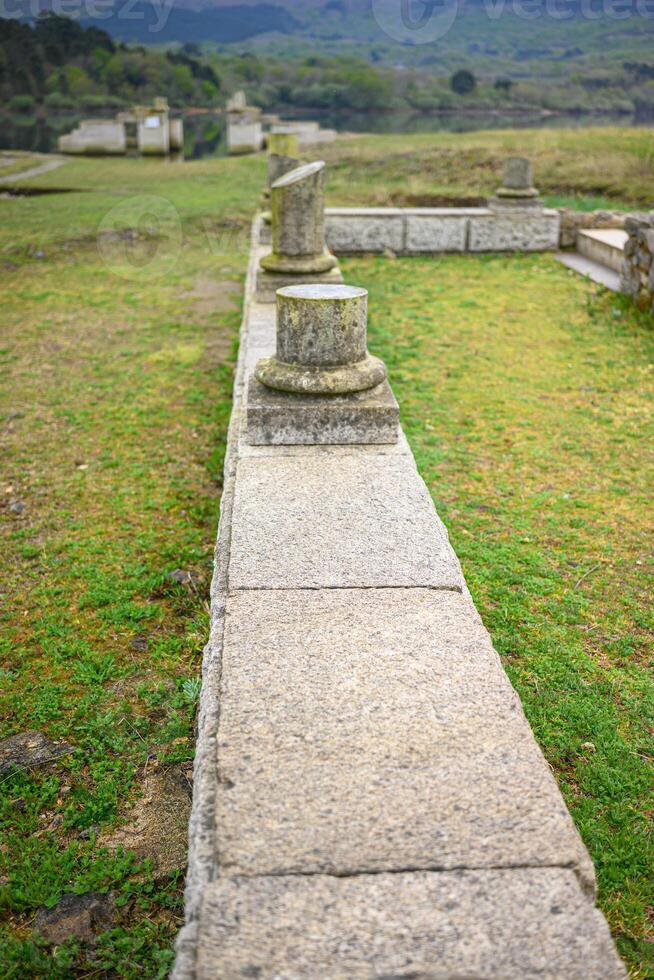 Aquis Querquennis Roman camp, Bande, Ourense province. Galicia, Spain photo