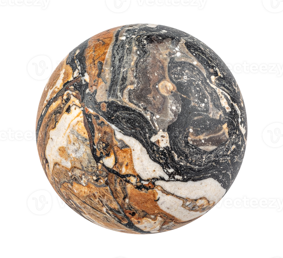 Minimal style decorative pebble png