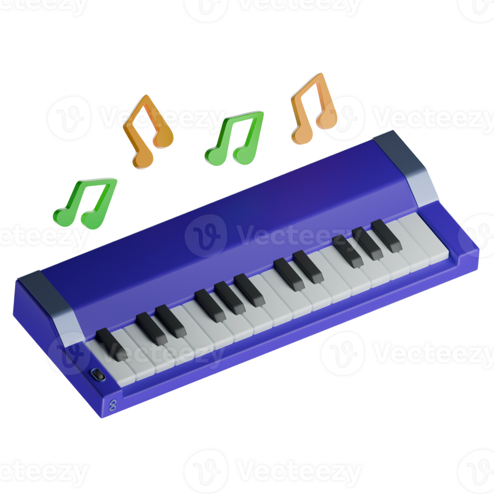 Piano 3D Illustration png