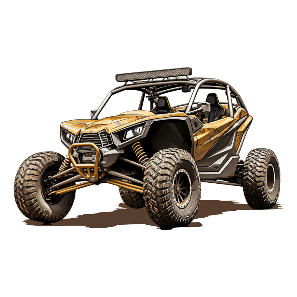 Isolated off road buggy on transparent background perfect for adventure and travel themed layouts png