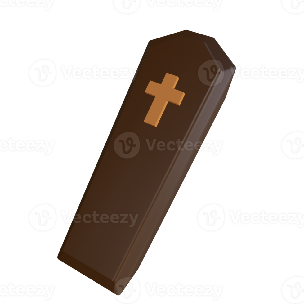 Coffin 3D Ilustration png