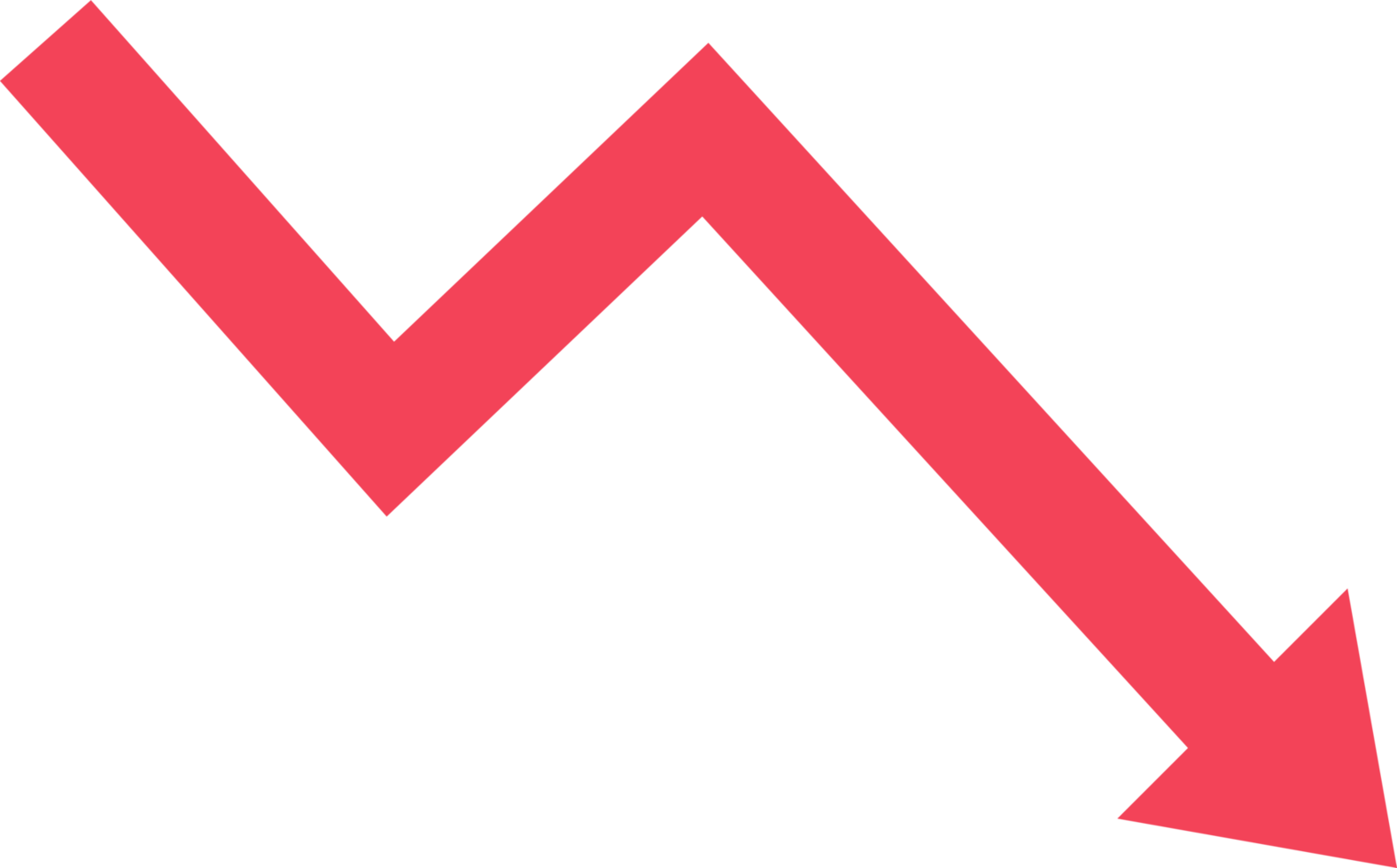Bankruptcy, financial market crash, Red arrow going down stock icon png