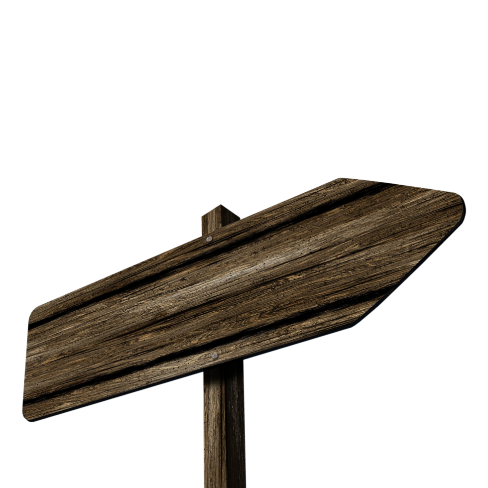 Wooden signpost image ready to use png