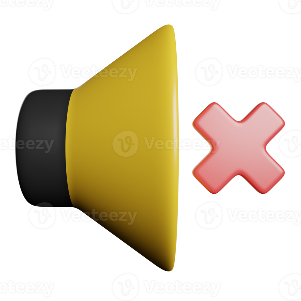Mute Sound Silent System png