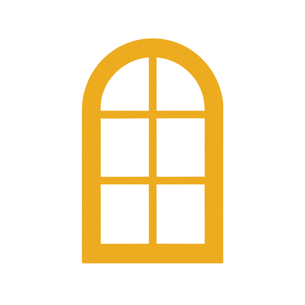 Yellow Window Shape png