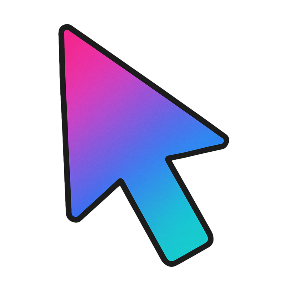 Colorful Arrow Pointer png