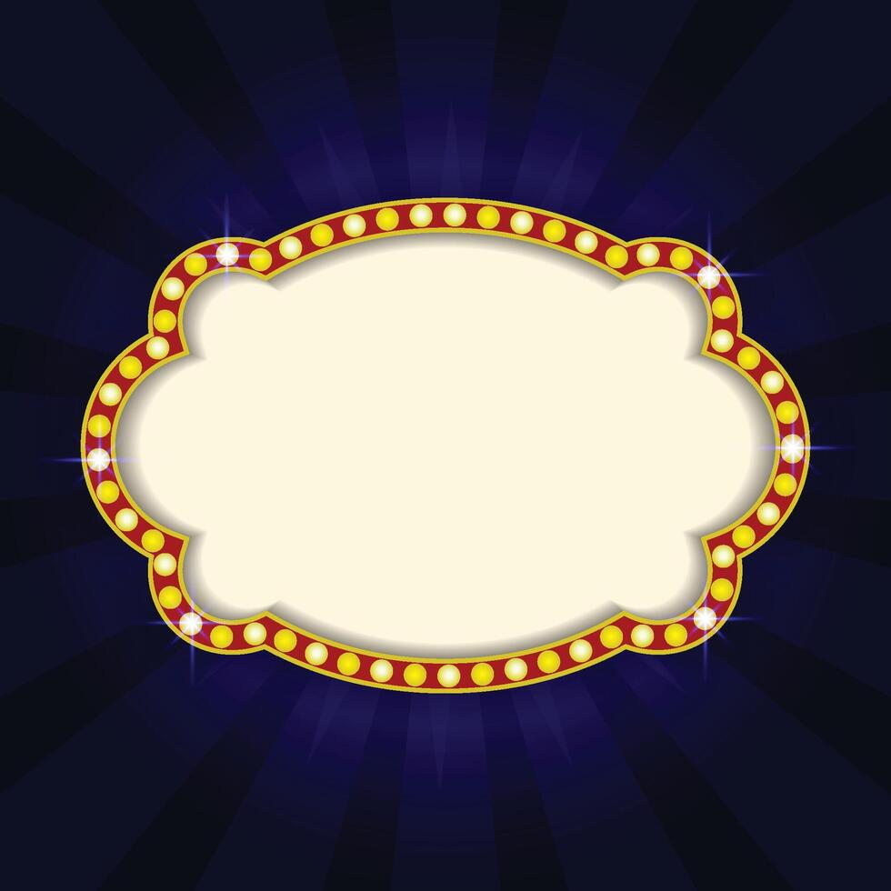 Cinema Retro with Sparkling Color vector