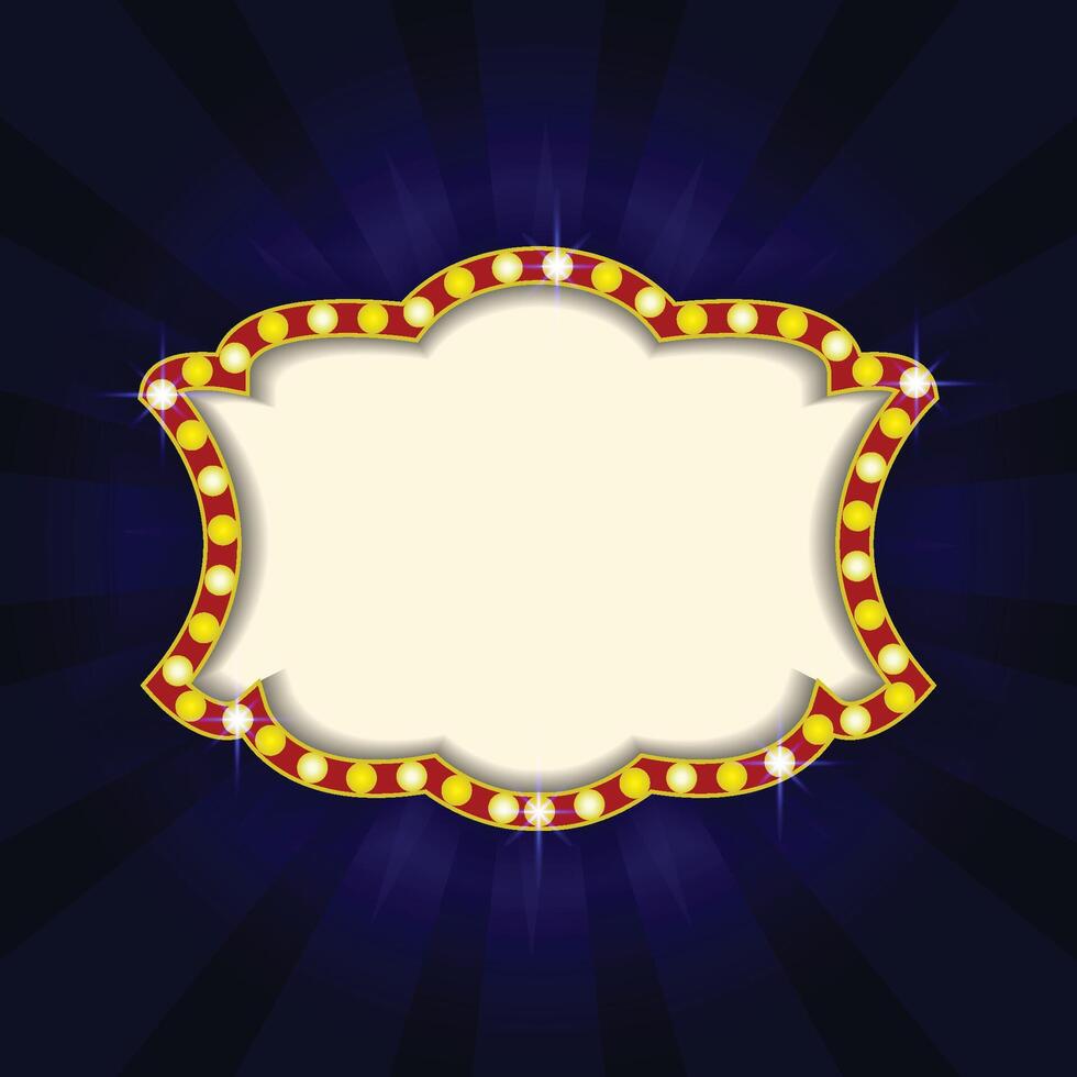 Cinema Retro with Vintage Design vector