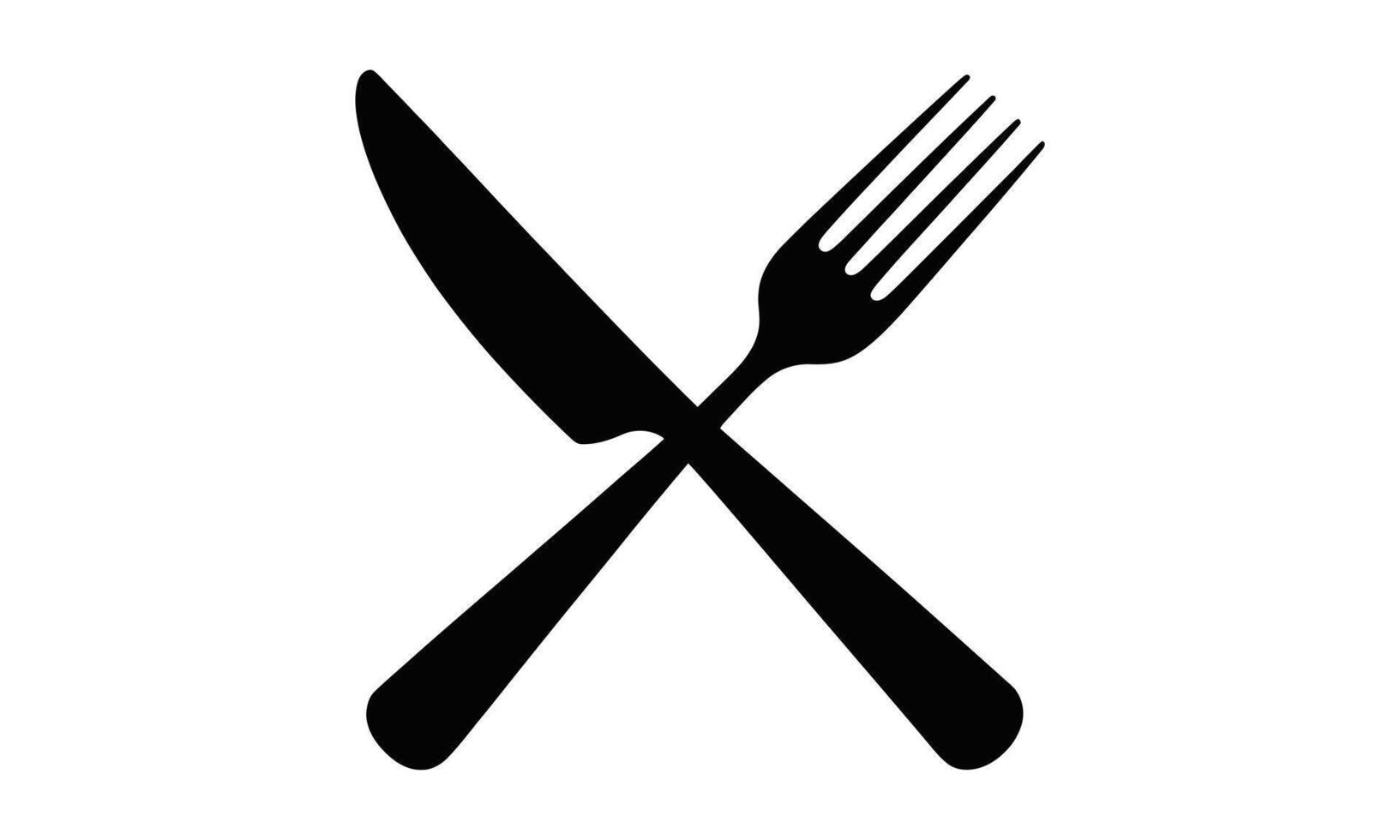 Sharp knife blade silhouette design vector