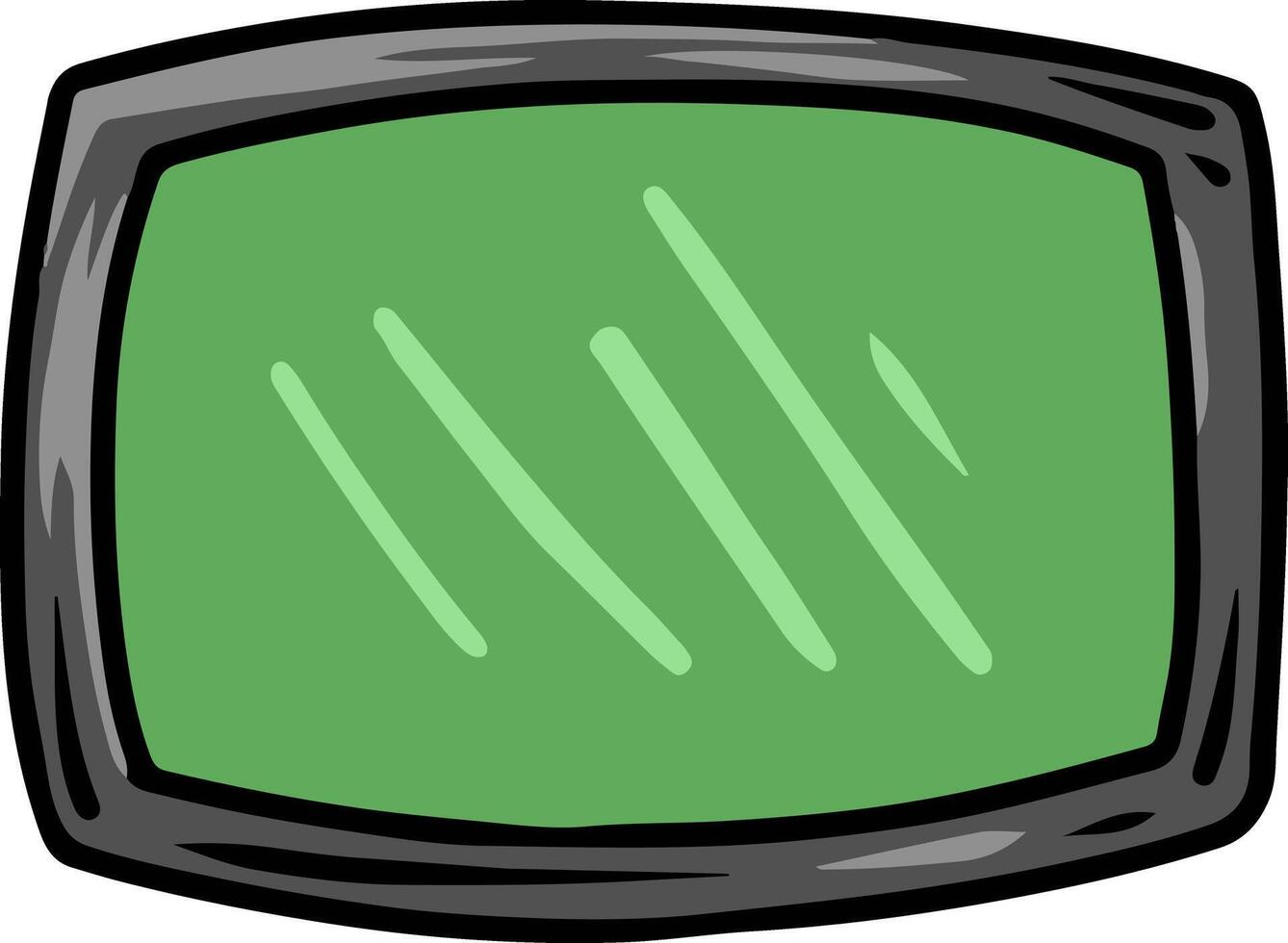 Green Chalkboard Cartoon vector