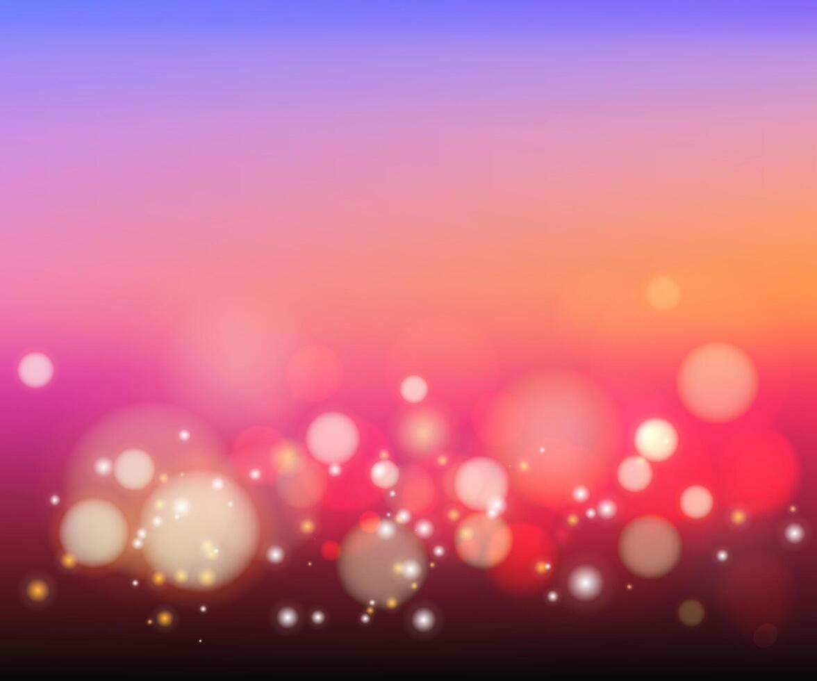 Abstract glitch bokeh graphic vector