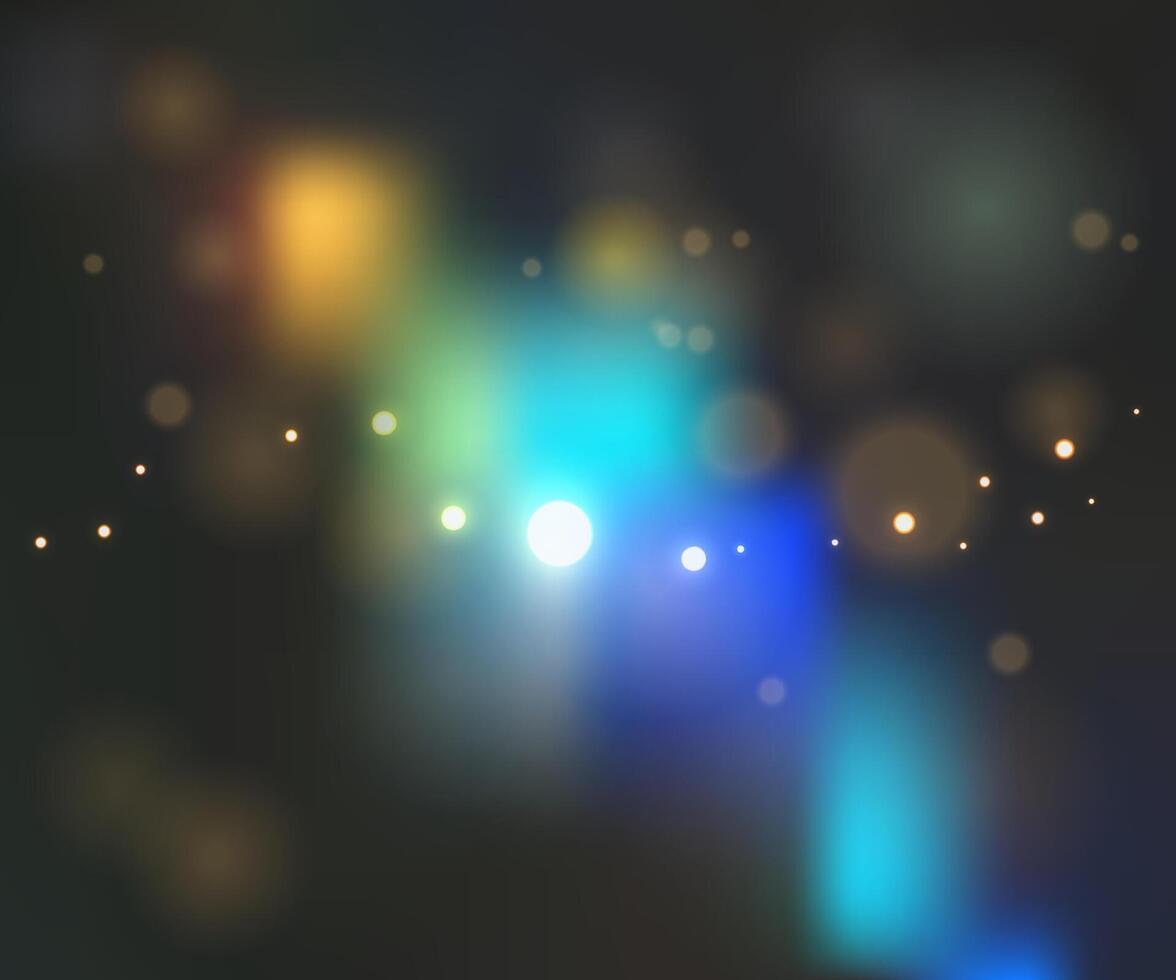 Abstract glitch bokeh graphic background vector