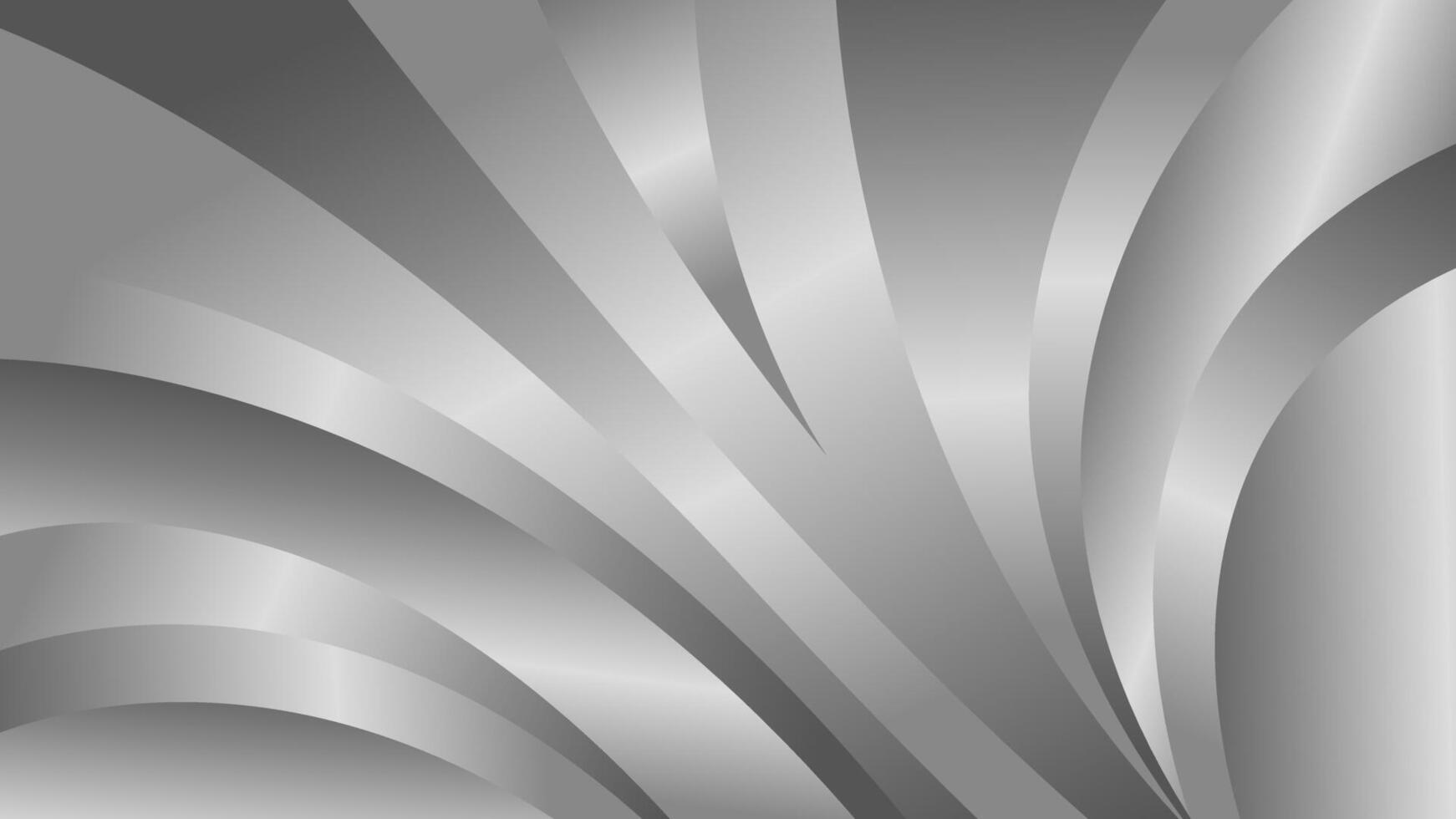 Elegant abstract silver metallic background. Luxurious curve design. Suitable for templates, banners, covers, sales, business, events, awards, websites, pages, and more vector