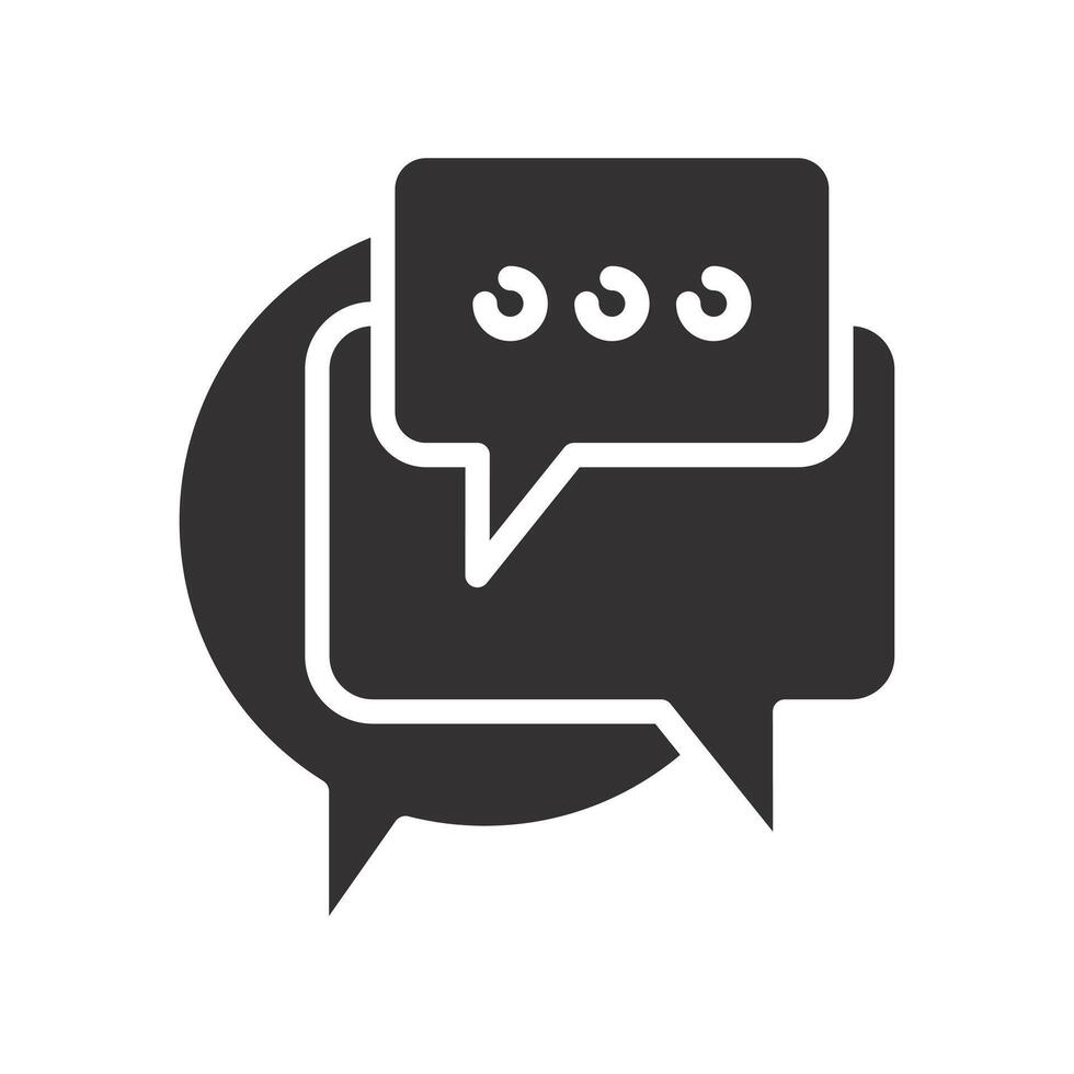 outline speak, chat icon, speechbubble, speech logo, flat illustration vector