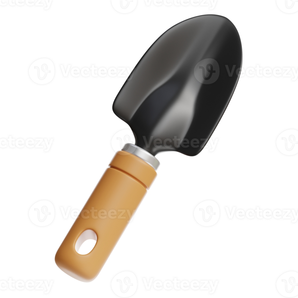 3d garden trowel icon png