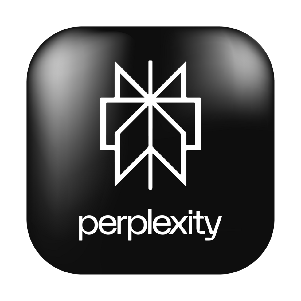 Perplexity AI Logo Rounded HD png