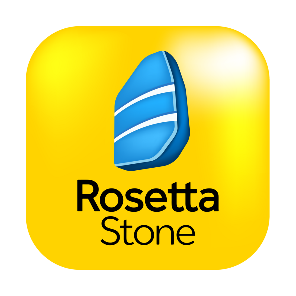 Rosetta Stone Logo Rounded without Background for Language Learning App png