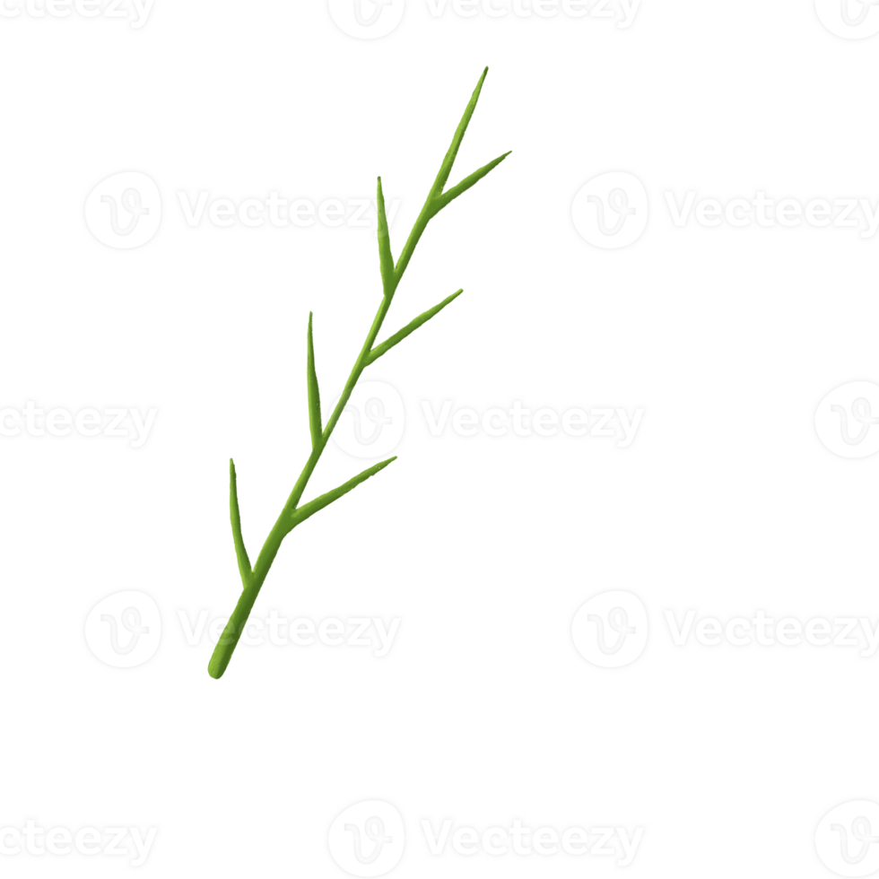 Hand-Drawn Botanical with Bare Branches png