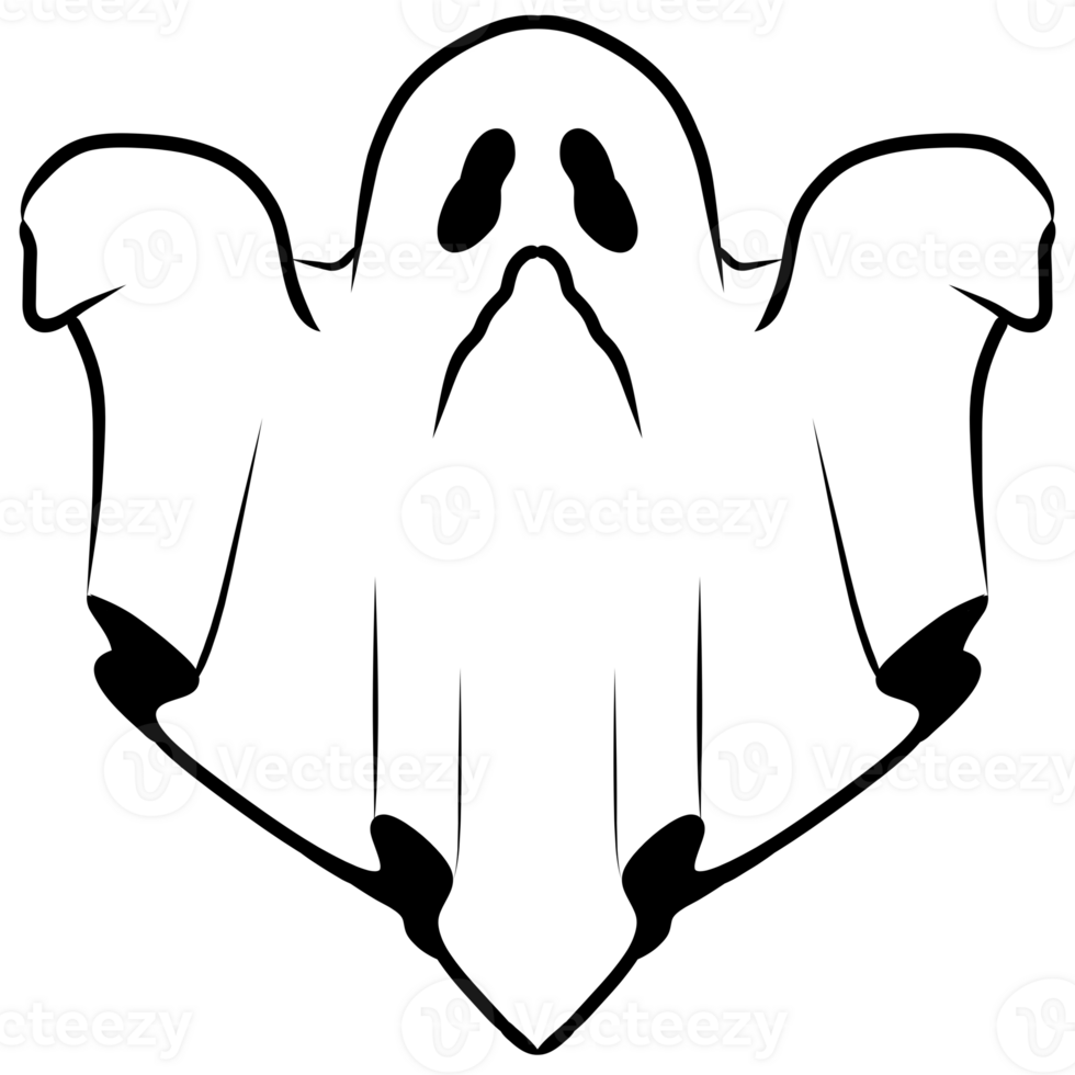 Bedsheet scary Ghost png
