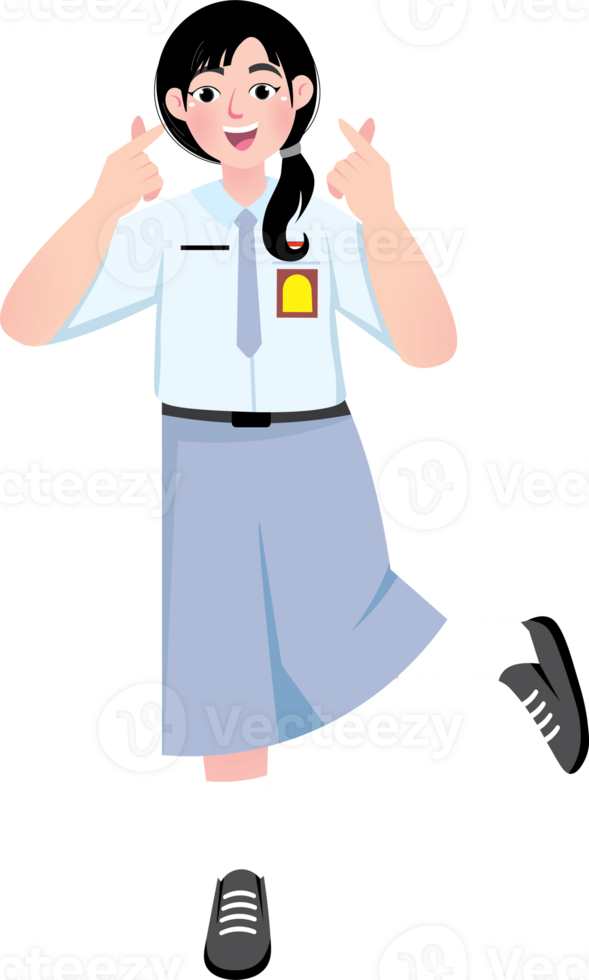 Saranghaeyo Gesture, Senior High School Student png