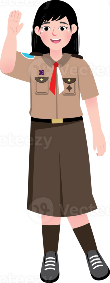 Scout Student Say Hello png