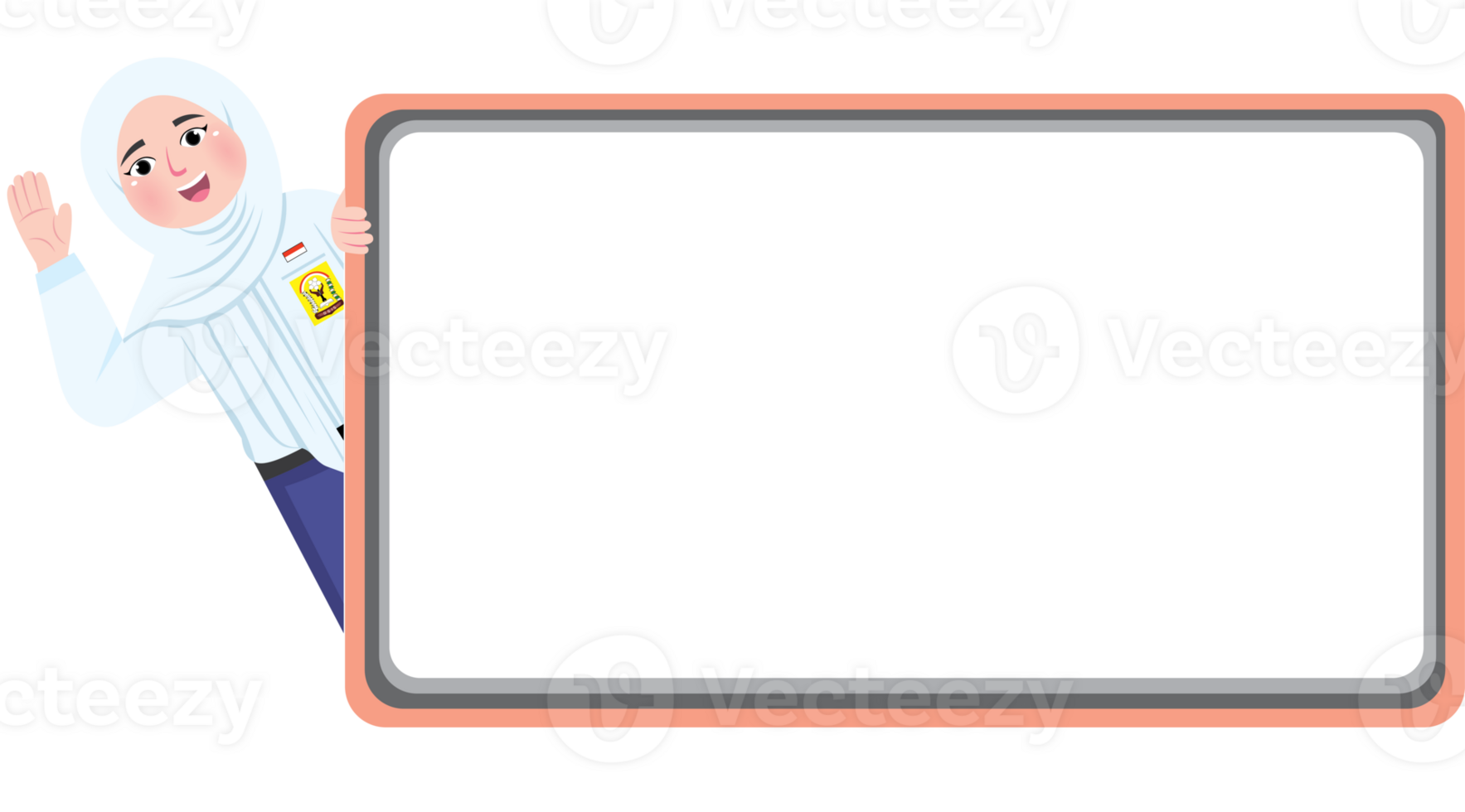 Junior High School Student appeared from behind the screen png