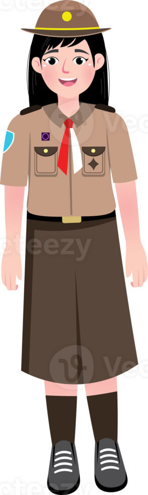 Scout Girl Potrait png