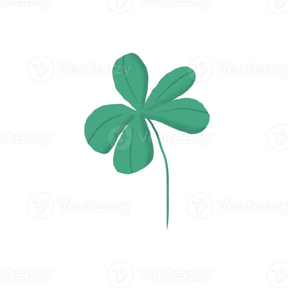 green leaf with 5 lobes png