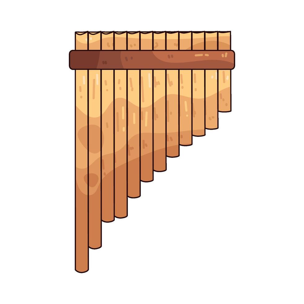 Pan Flute Illustration vector