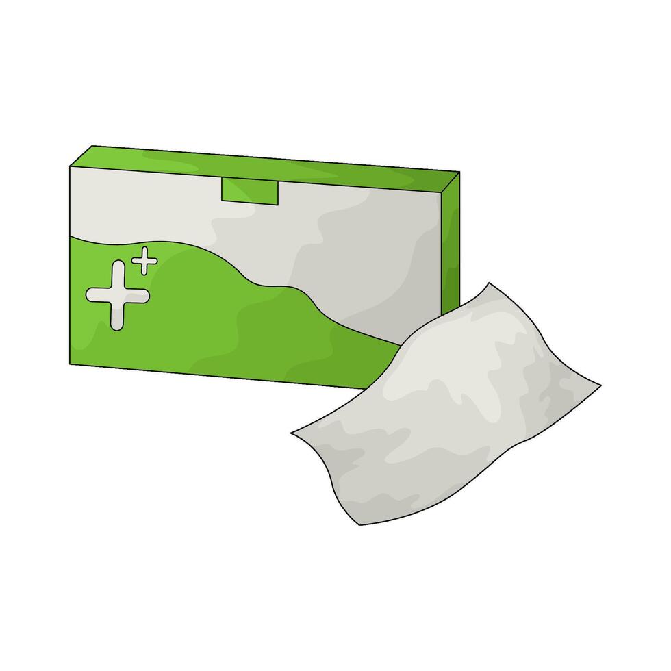 antiseptic wet wipes vector
