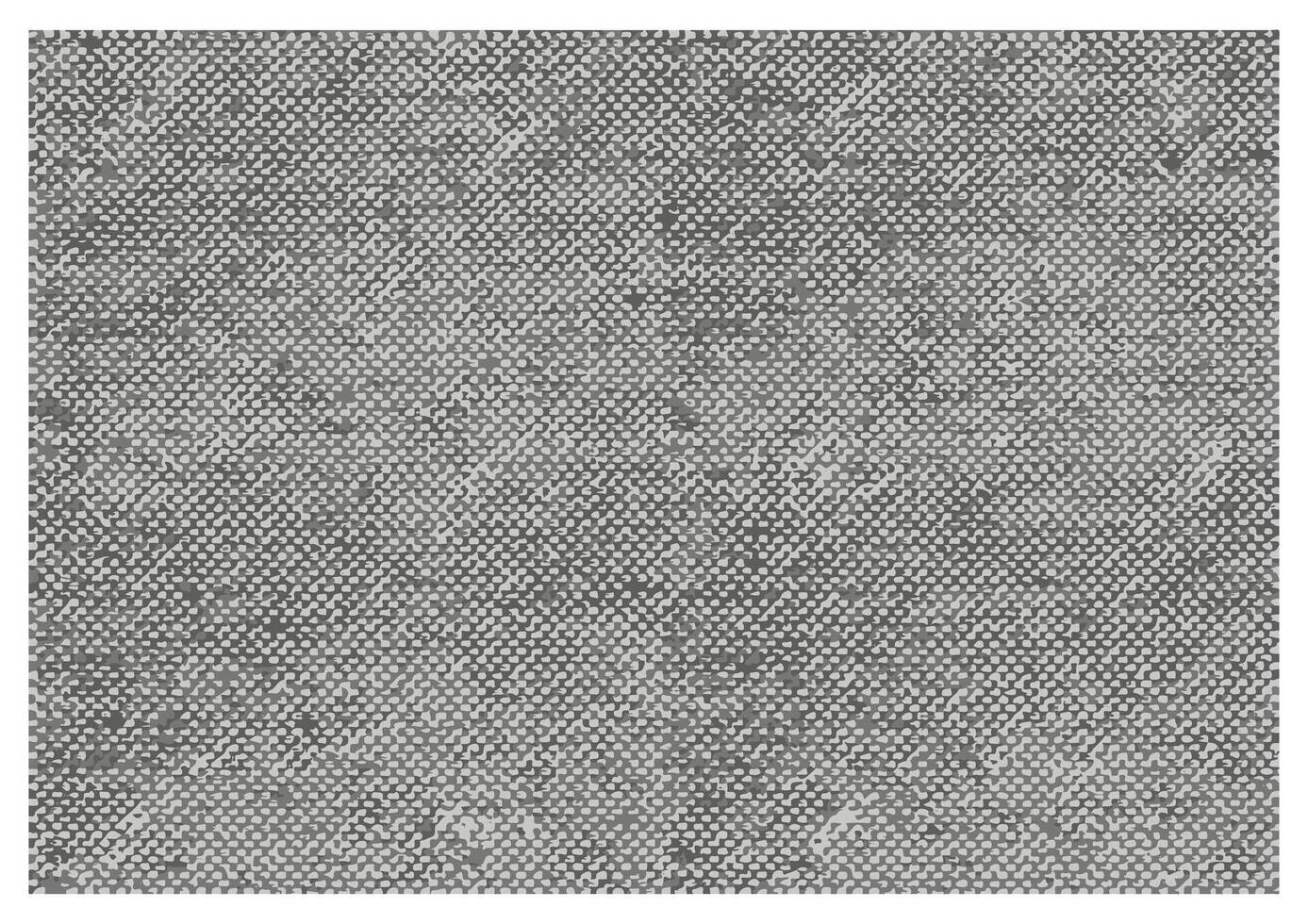 Black grunge half tone dots pattern fabric texture vector