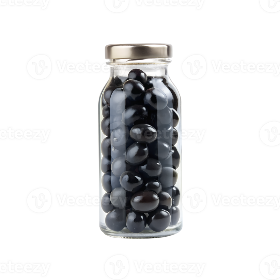 Jar of Black Olives png