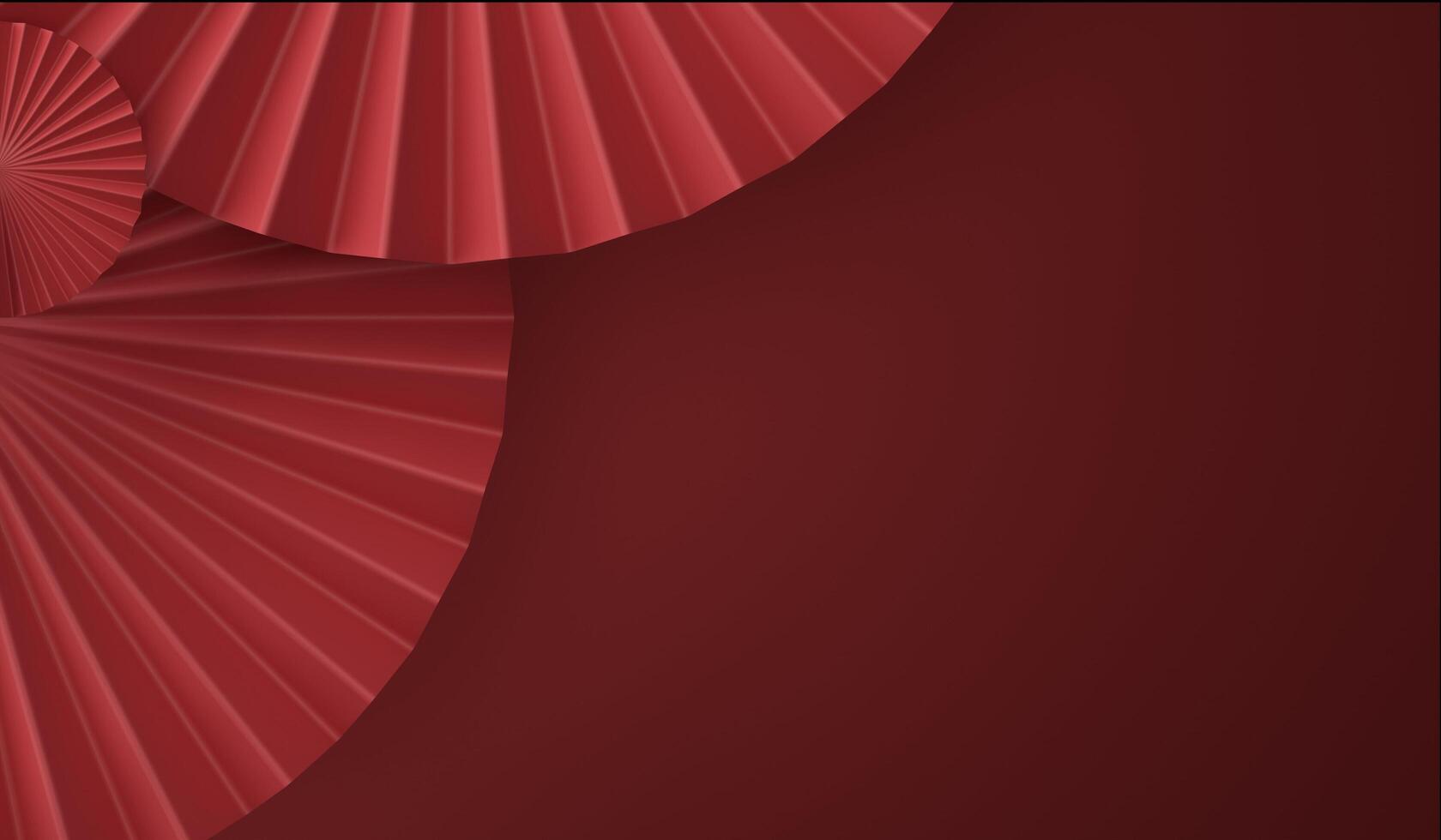 Red simple background lines, abstract, 3D photo