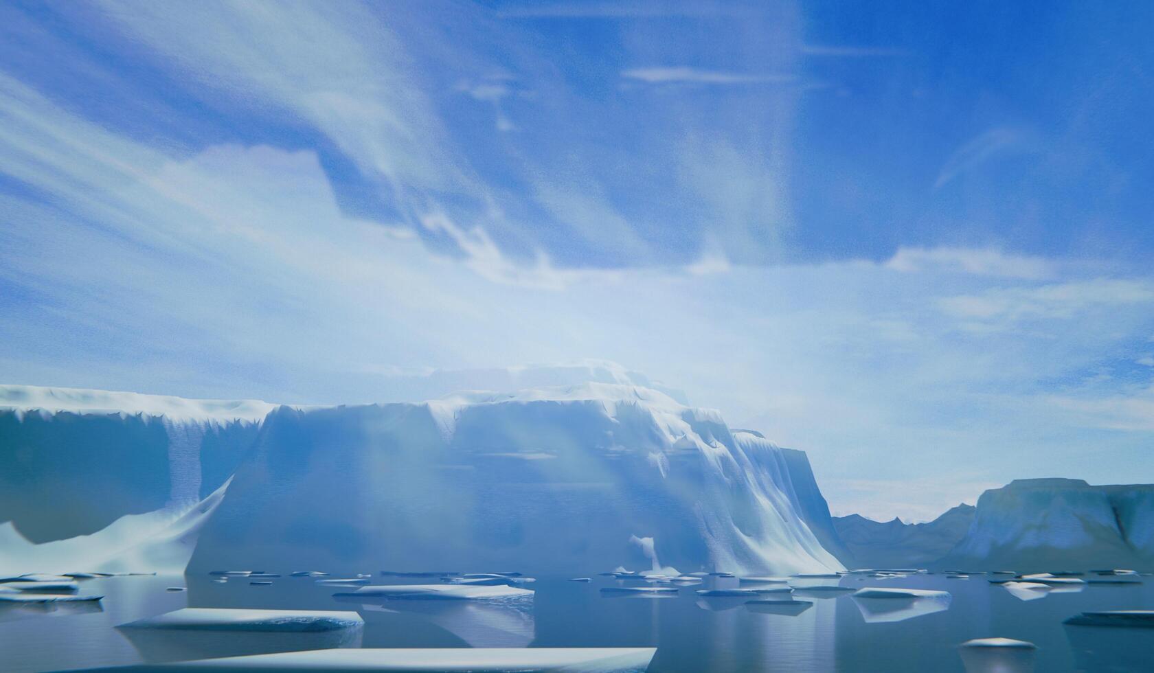 Iceberg North Pole Ice Sheet Background photo