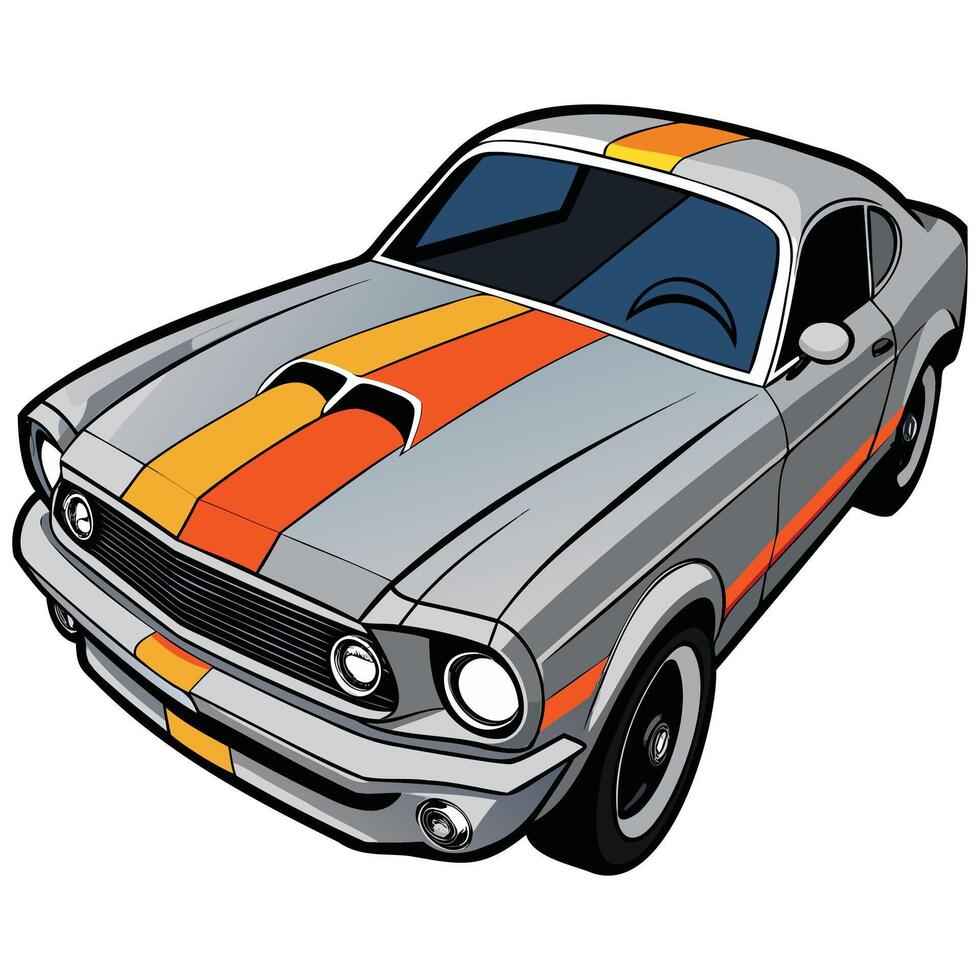 Sleek Car Design Elements vector