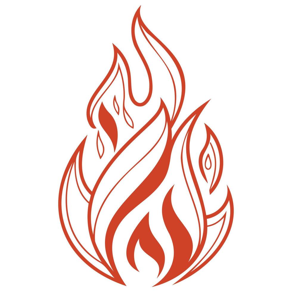 Outdoor Bonfire Vectors Illustrations