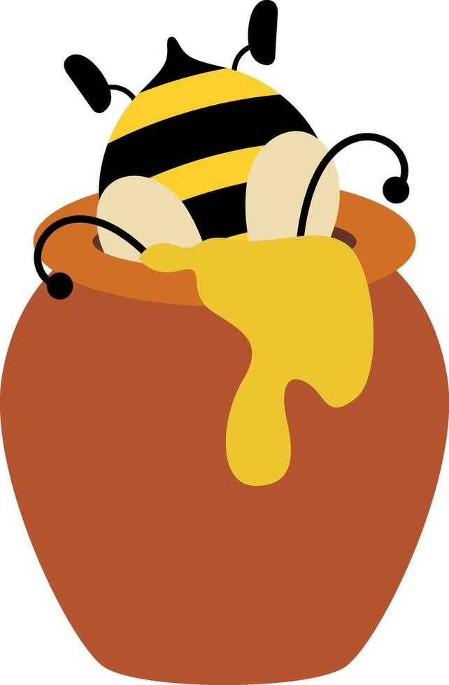 Busy Bee Sweet Honey Pot Adventure vector