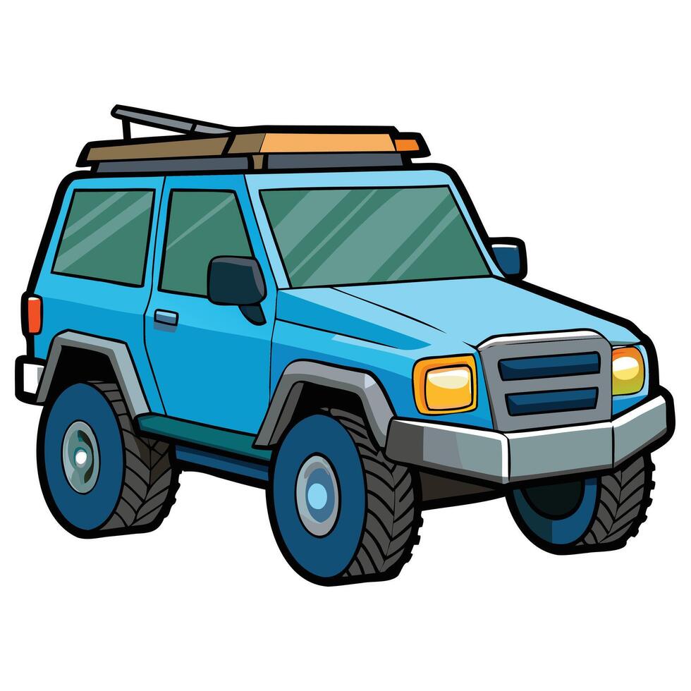 Modern SUV Vehicle Graphics vector