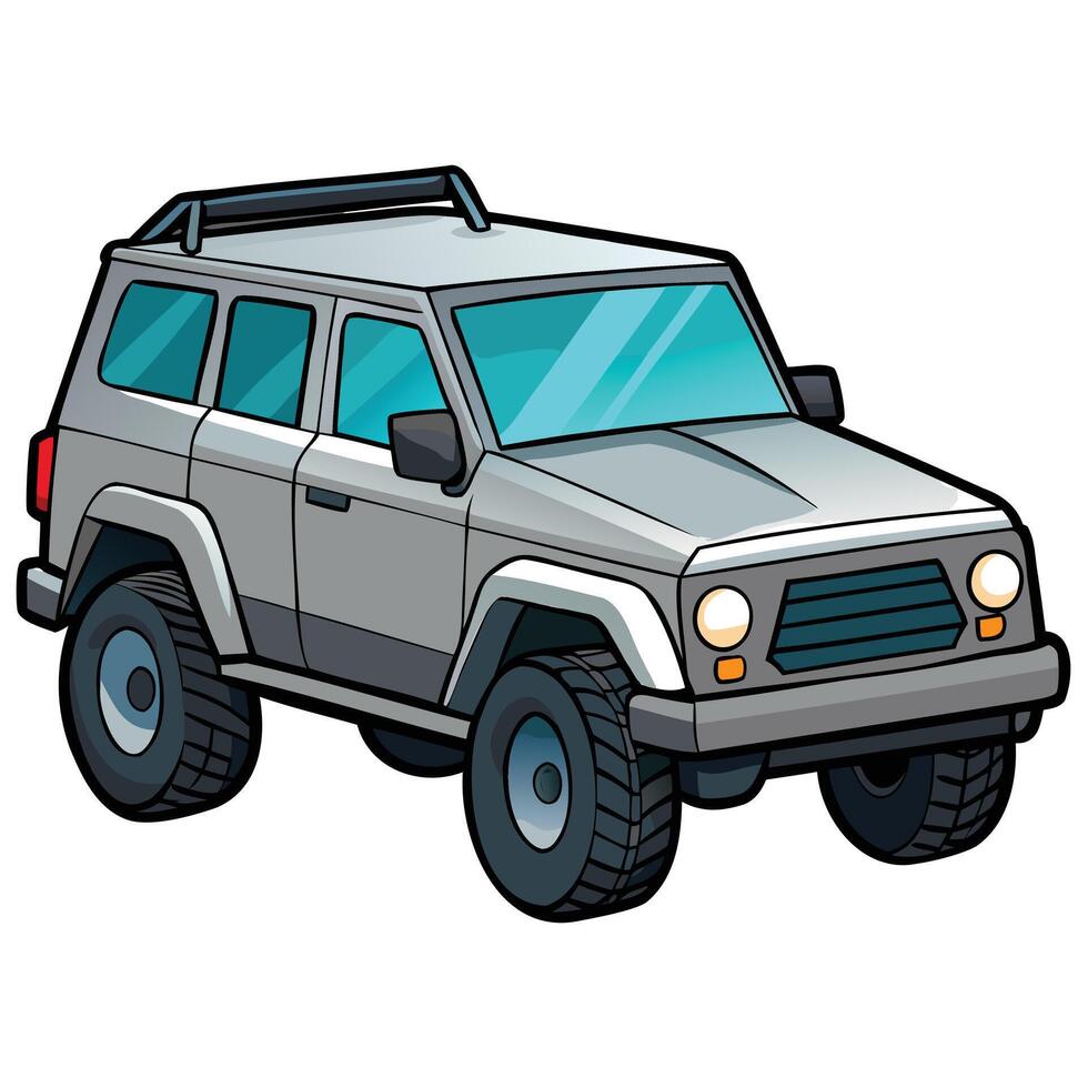 Family SUV Transport Illustrations vector