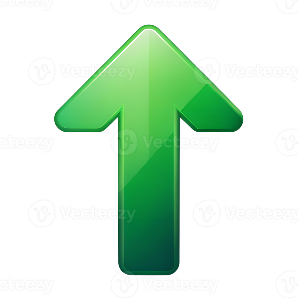 Green Upward Arrow Icon png