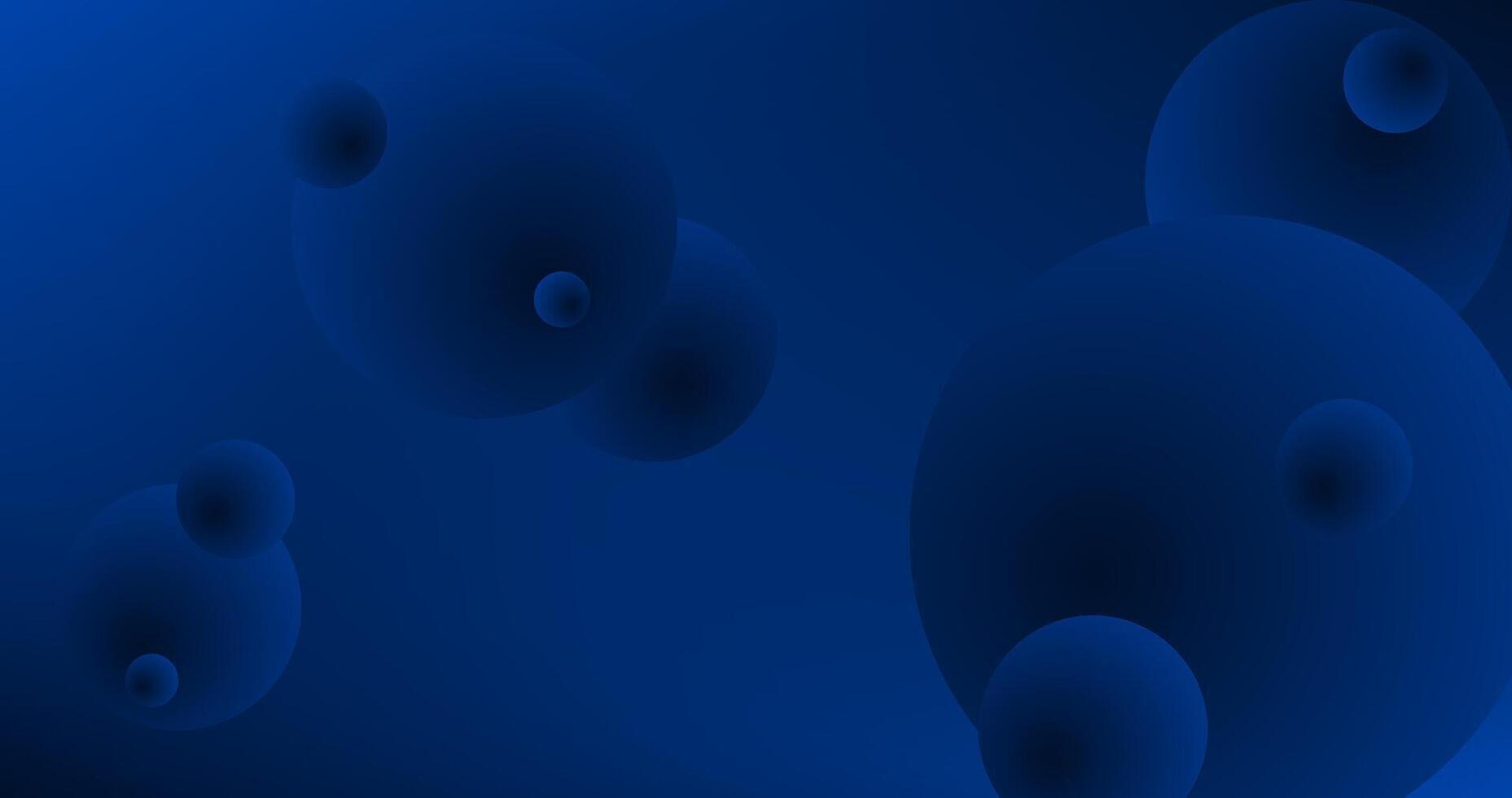 Abstract background with Gradient blue balls illustration vector