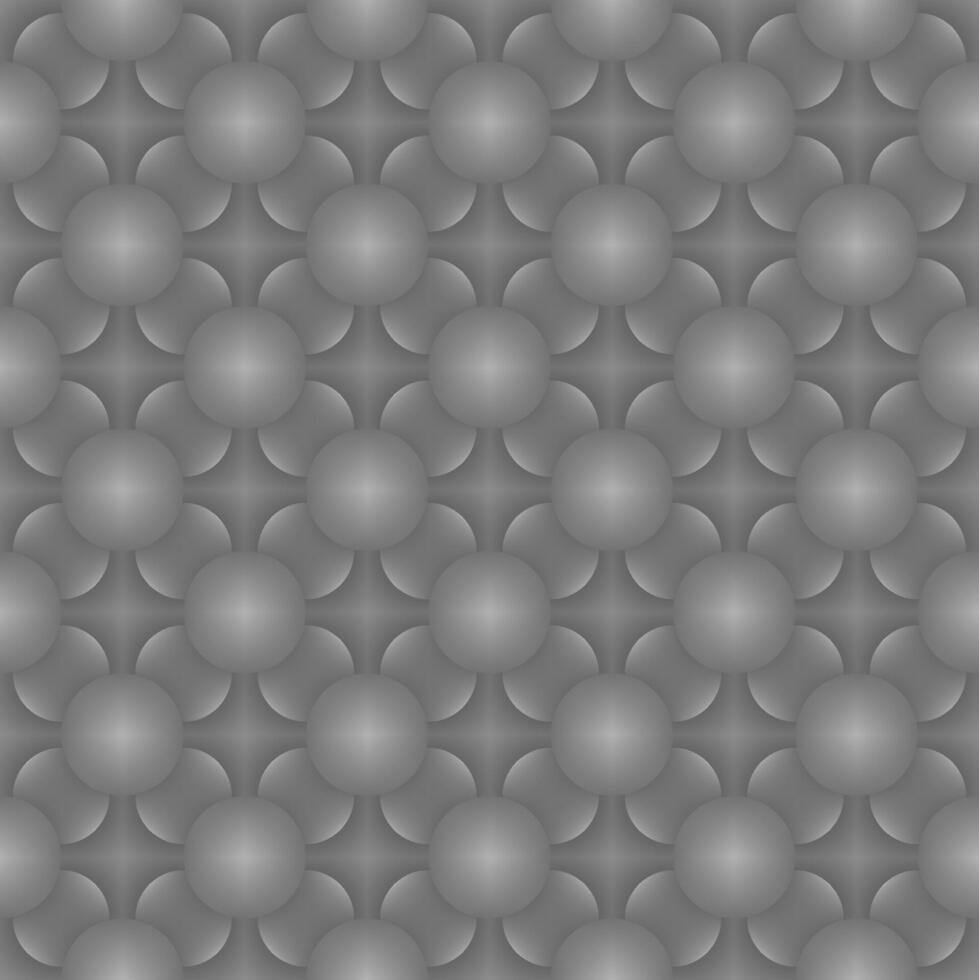 Seamless pattern of gray Circles Layered illustration Texture design vector