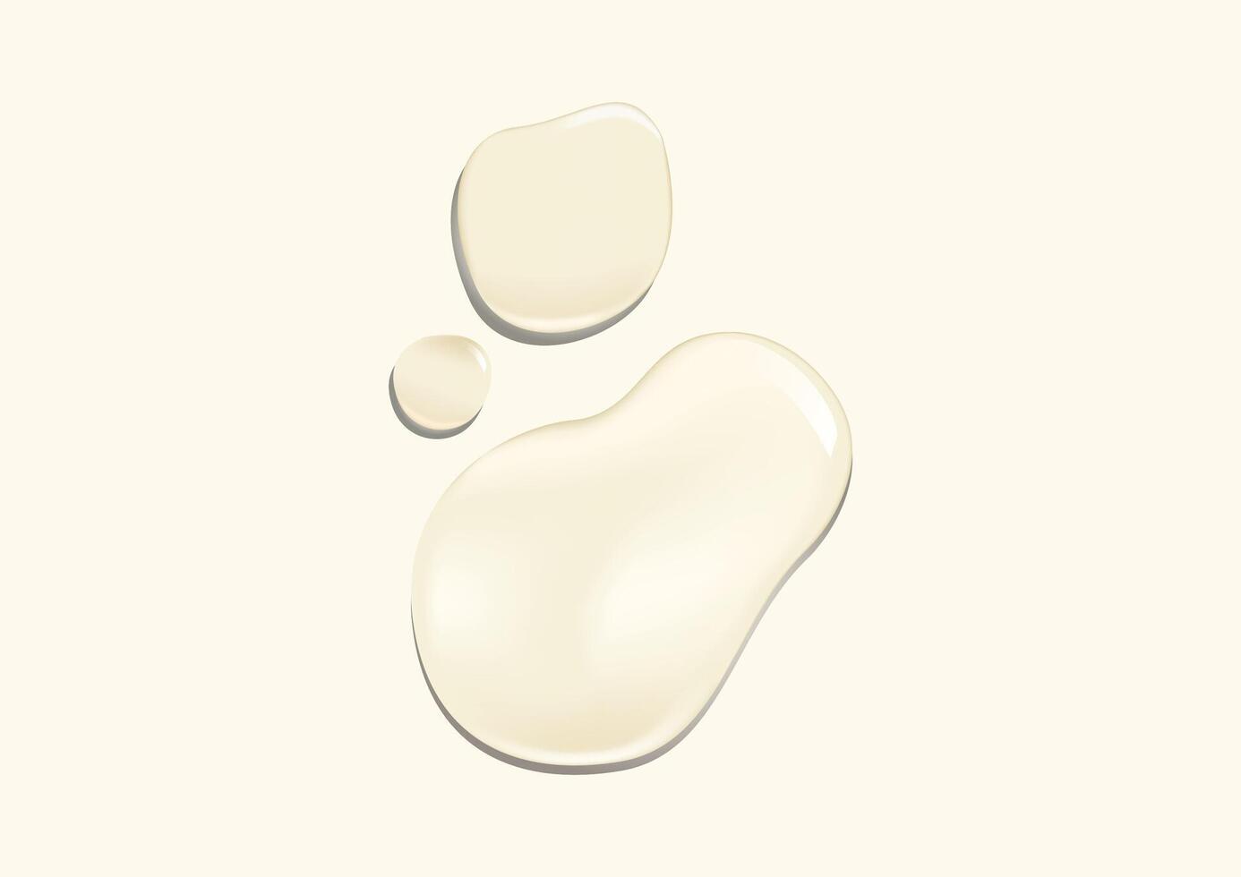 Water Drop Toner and Lotion. Cosmetic product swatch vector