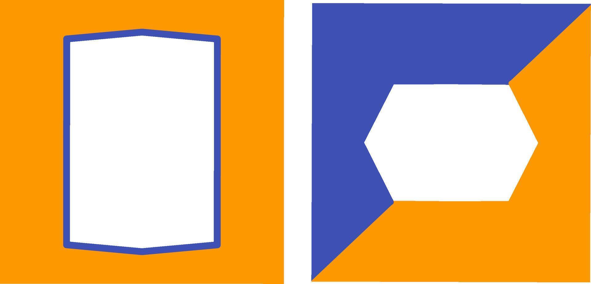 Clean frame for product focus vector