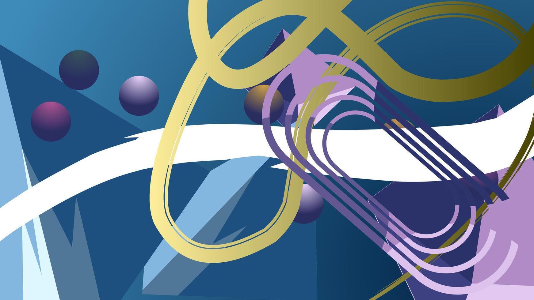 abstract colorful background with circles and lines vector
