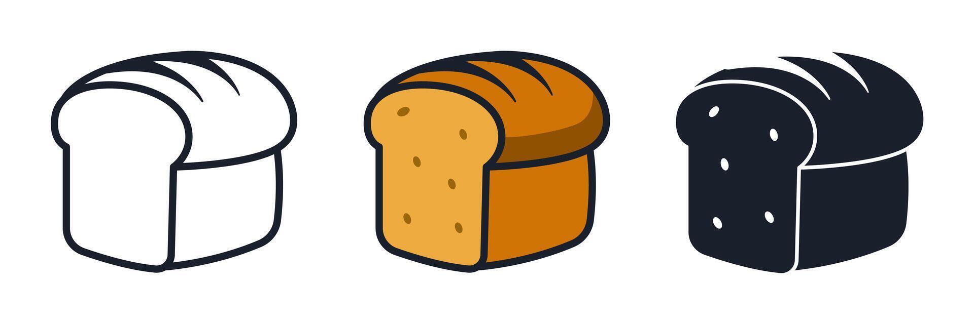 Bread Icon. Fresh Bakery Symbol for Artisan Branding and Food Packaging. vector