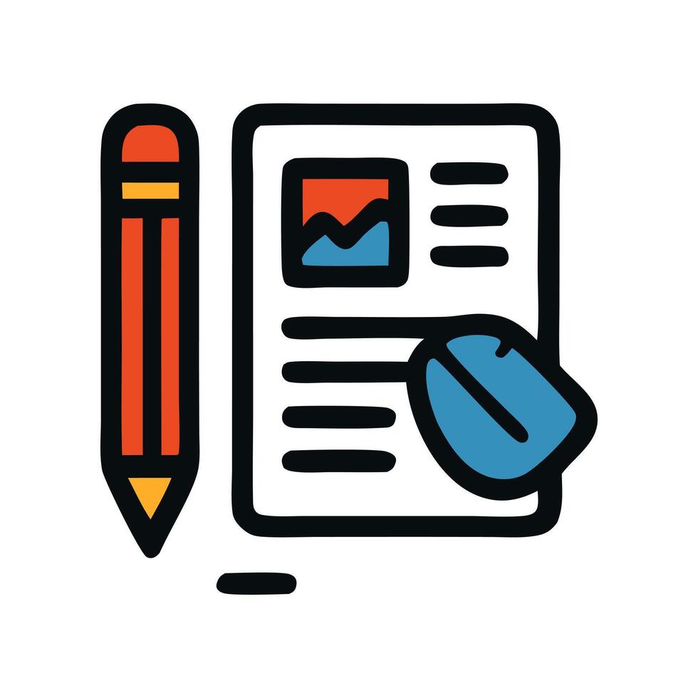 document icon on white background vector