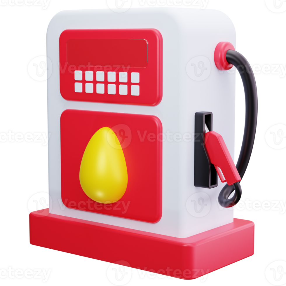 3D Icon Petrol Gas Pump Station png