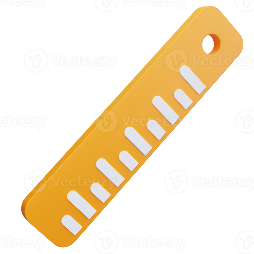 3D Icon Ruler Measurement Tool png